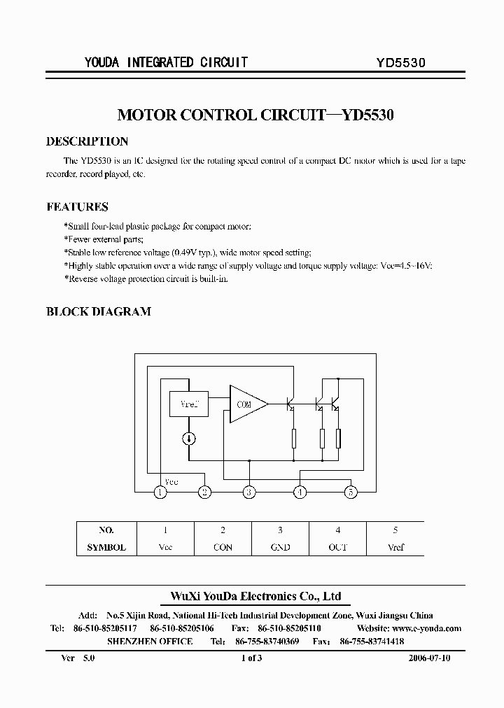YD5530_598503.PDF Datasheet