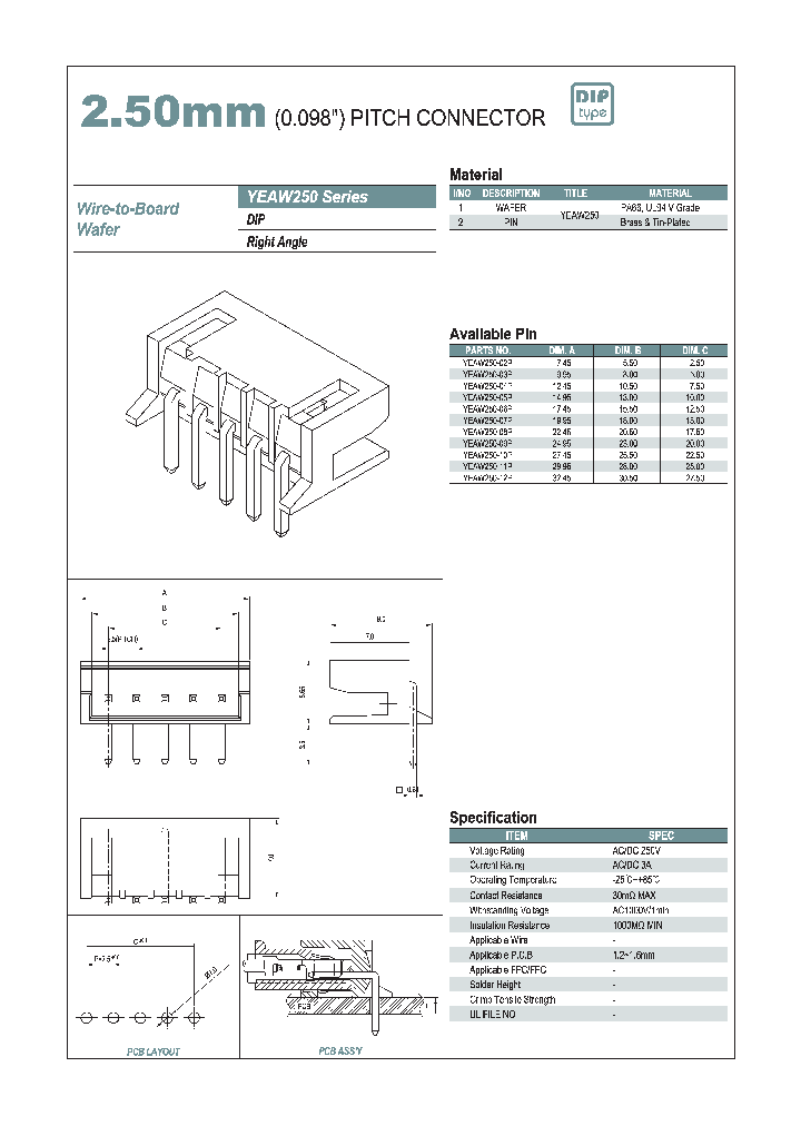 YEAW250_649888.PDF Datasheet