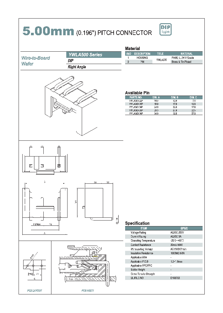 YWLA500_650242.PDF Datasheet