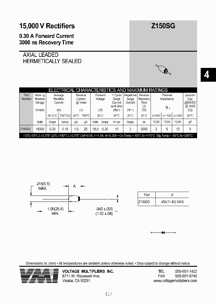 Z150FG_707705.PDF Datasheet