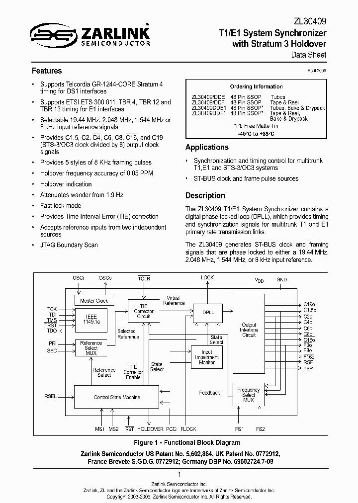ZL30409DDE_566764.PDF Datasheet