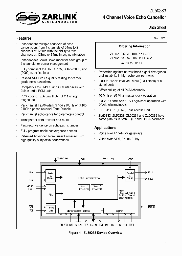 ZL50233QCC_737699.PDF Datasheet