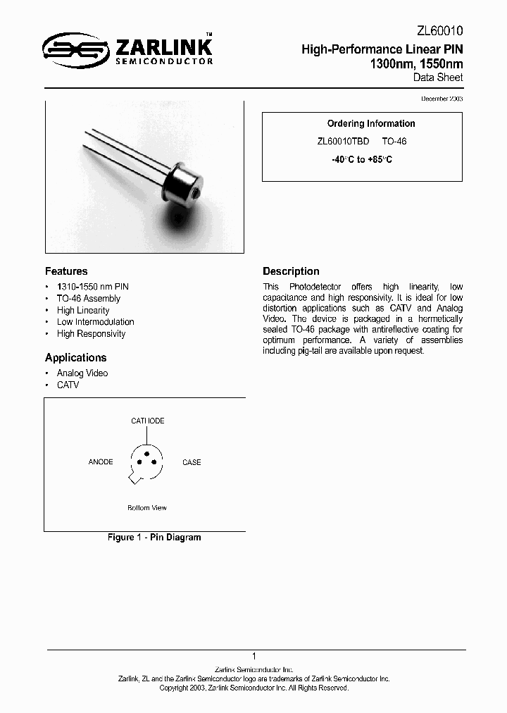 ZL60010_753744.PDF Datasheet