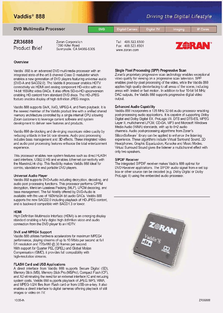 ZR36888_767508.PDF Datasheet