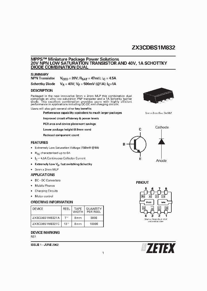 ZX3CDBS1M832_676841.PDF Datasheet