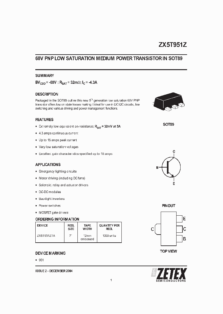 ZX5T951Z_613264.PDF Datasheet