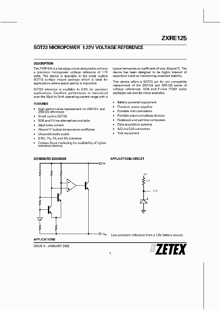 ZXRE125_646842.PDF Datasheet