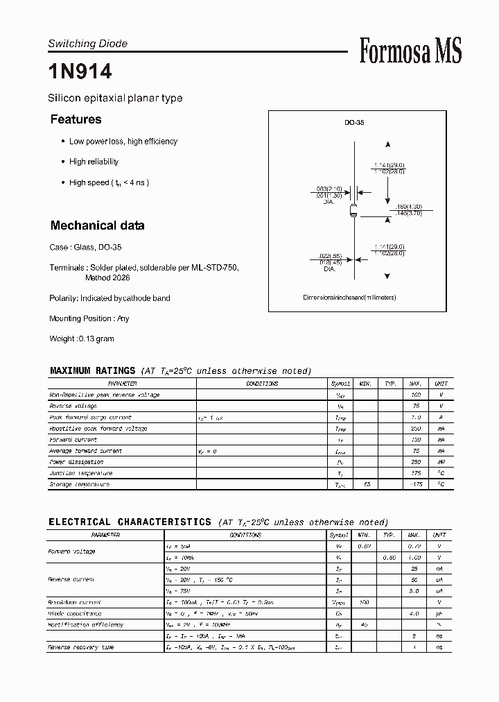 1N914_1015958.PDF Datasheet