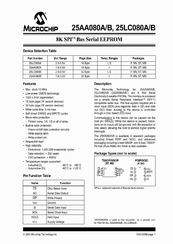 25LC080A-ESNG_839624.PDF Datasheet