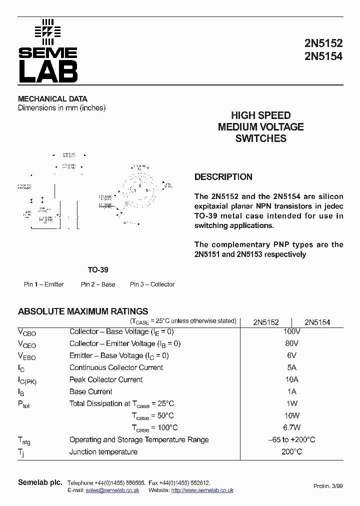 2N5152_1017958.PDF Datasheet
