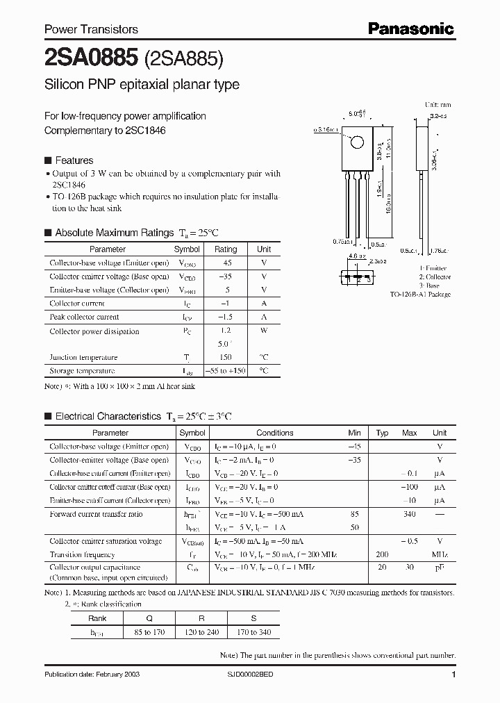 2SA0885_791075.PDF Datasheet