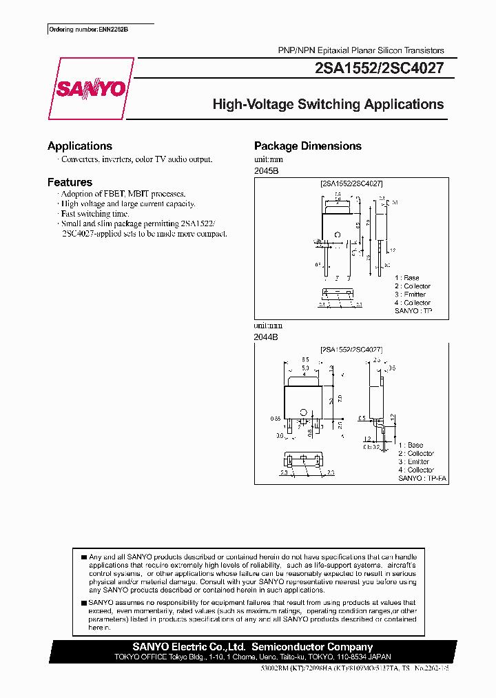 2SA1552_954665.PDF Datasheet