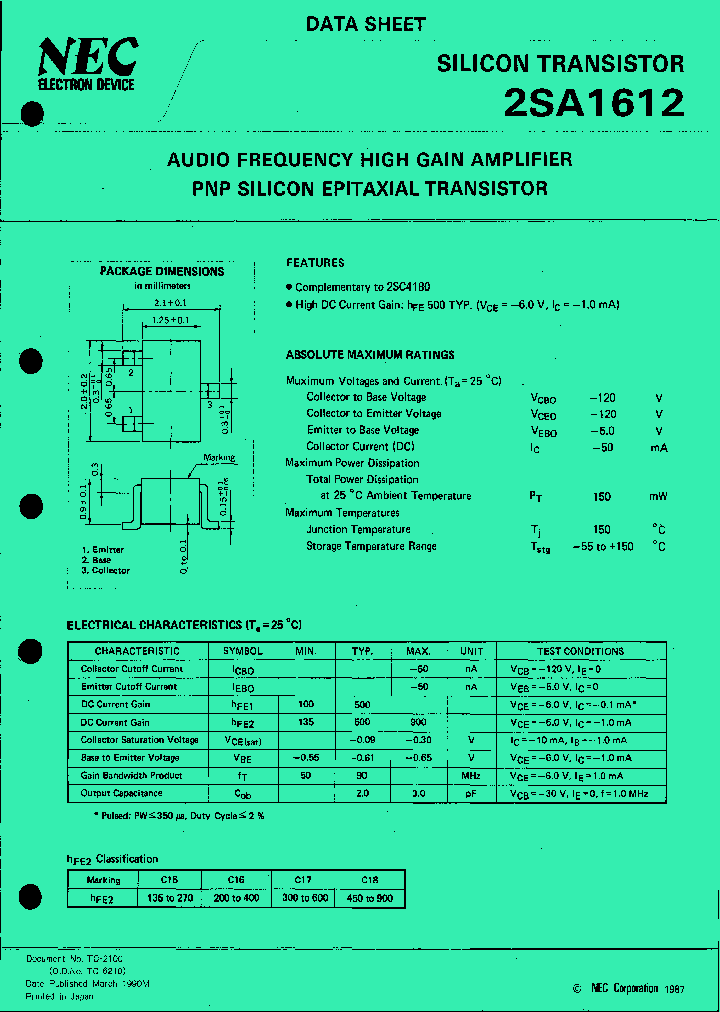 2SA1612-T2_808112.PDF Datasheet