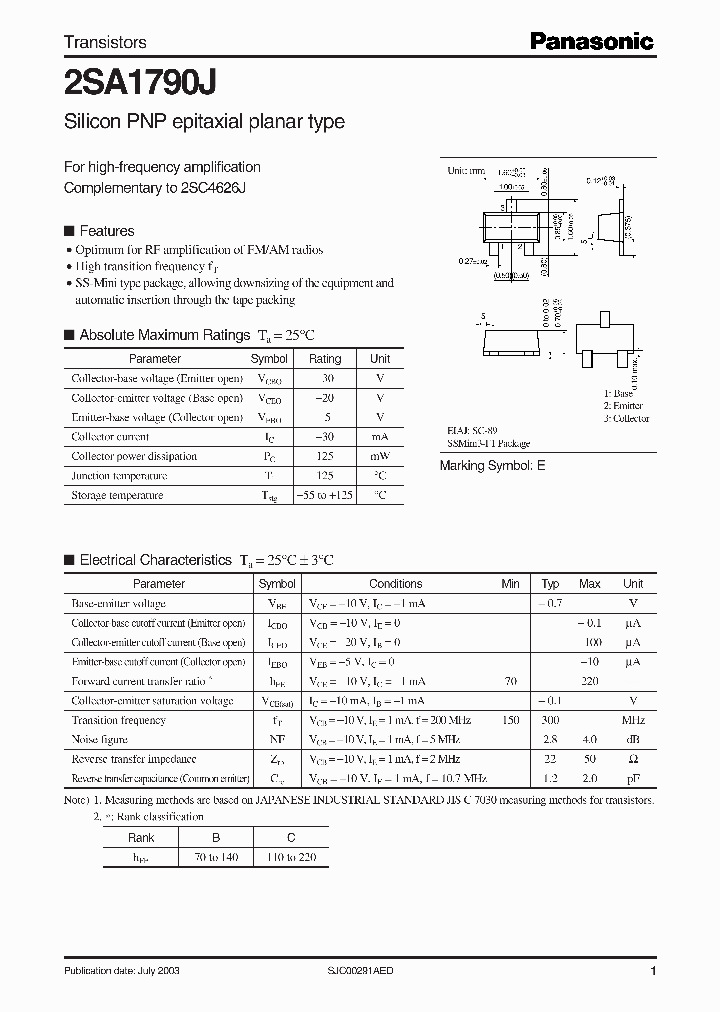 2SA1790J_819698.PDF Datasheet