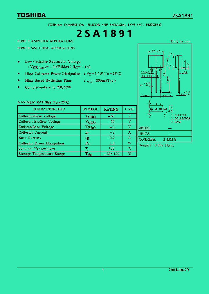 2SA1891_948830.PDF Datasheet