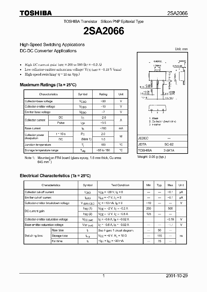 2SA2066_799057.PDF Datasheet