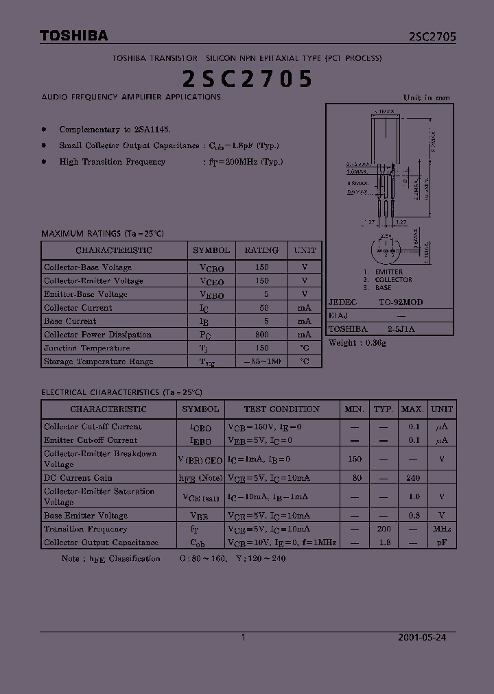 2SC2705Y_909937.PDF Datasheet