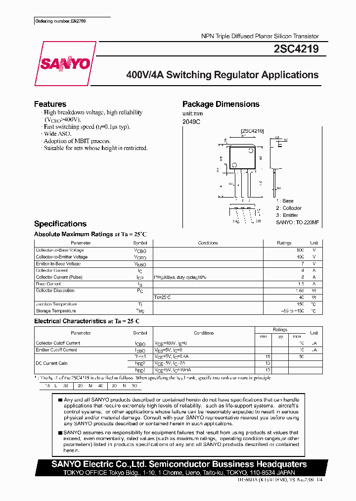 2SC4219_1024840.PDF Datasheet