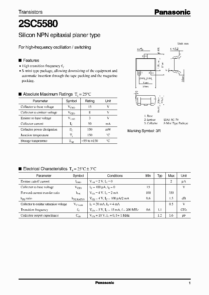 2SC5580_1022346.PDF Datasheet