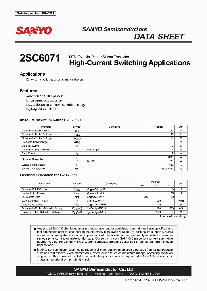 2SC6071_1015533.PDF Datasheet