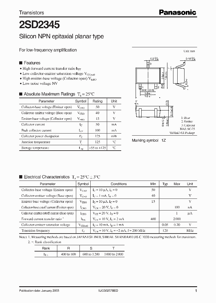 2SD2345_960107.PDF Datasheet