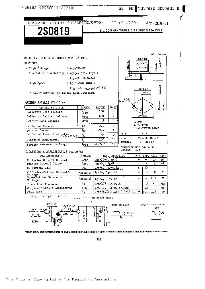 2SD819_942375.PDF Datasheet