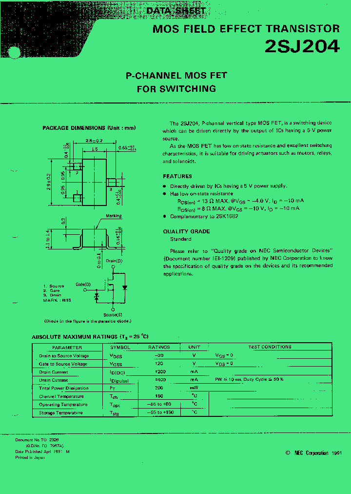 2SJ204-T1B_920358.PDF Datasheet