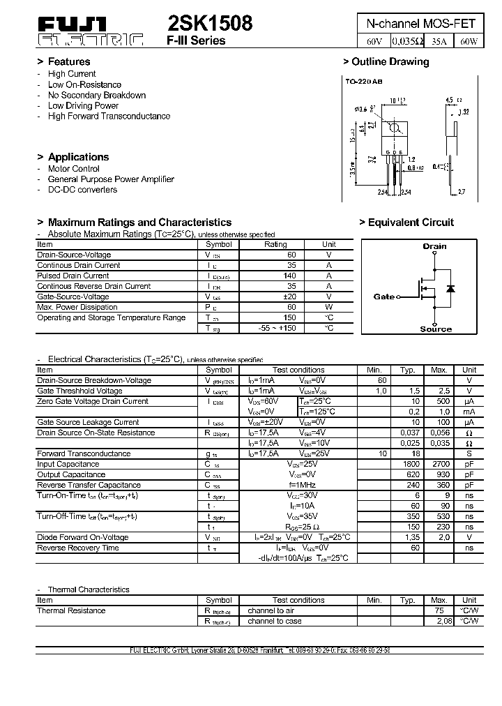 2SK1508_1019287.PDF Datasheet