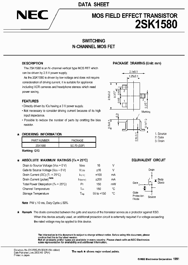 2SK1580_828633.PDF Datasheet