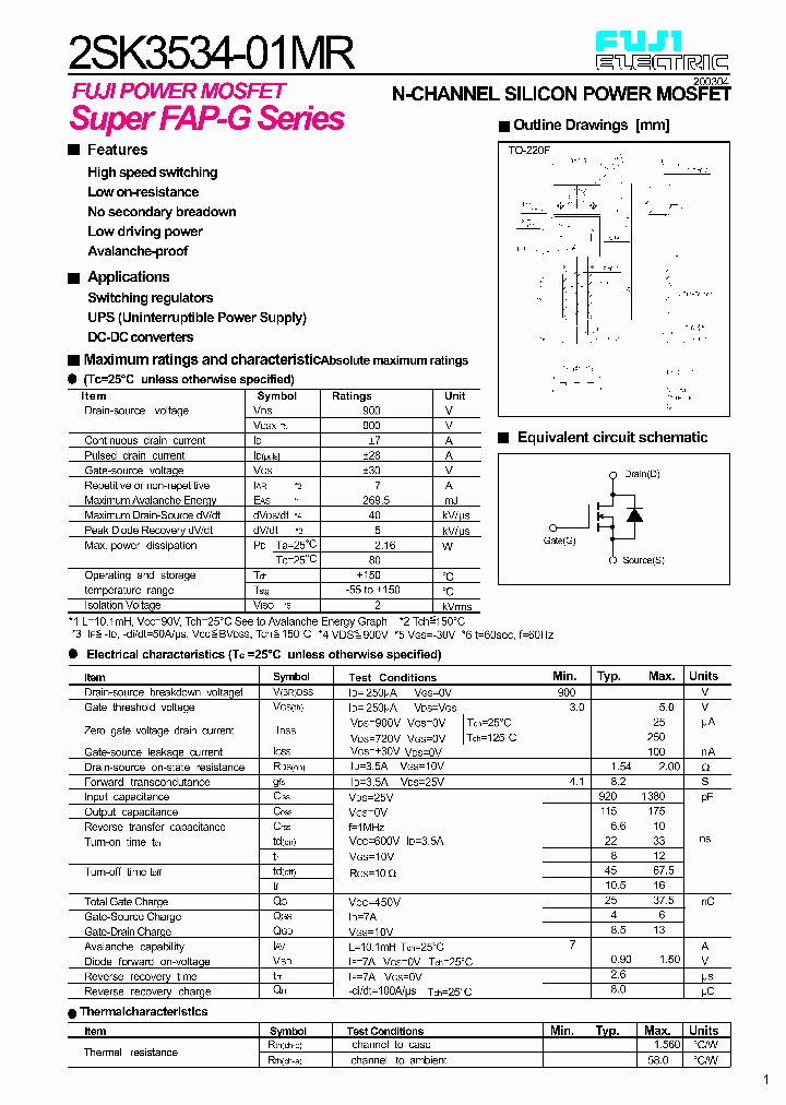 2SK3534-01MR_1021515.PDF Datasheet