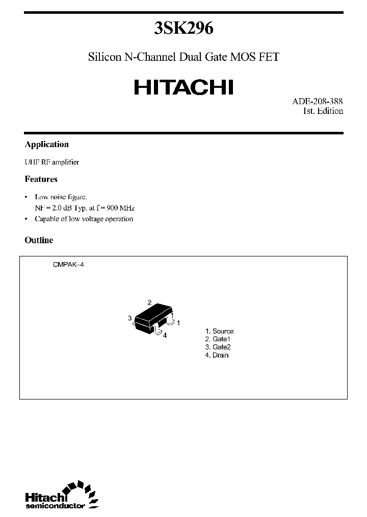 3SK296_934988.PDF Datasheet