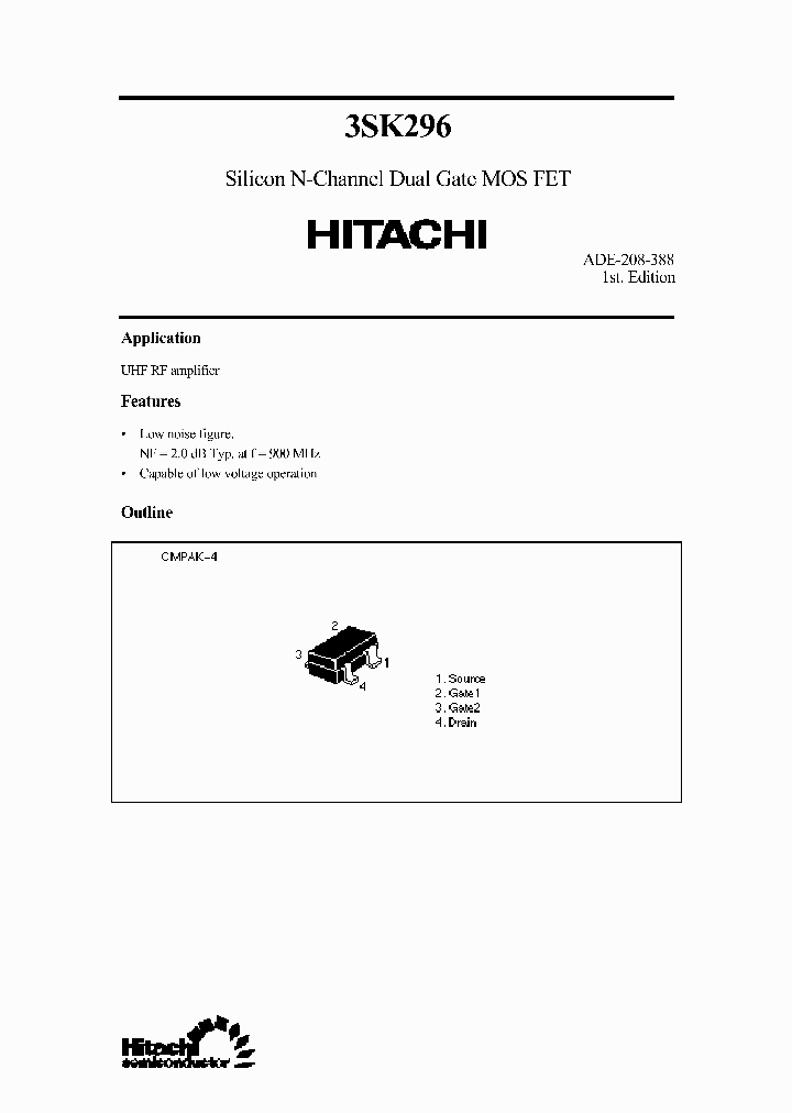 3SK296_934994.PDF Datasheet