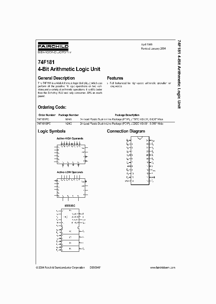 74F181SPC_960223.PDF Datasheet