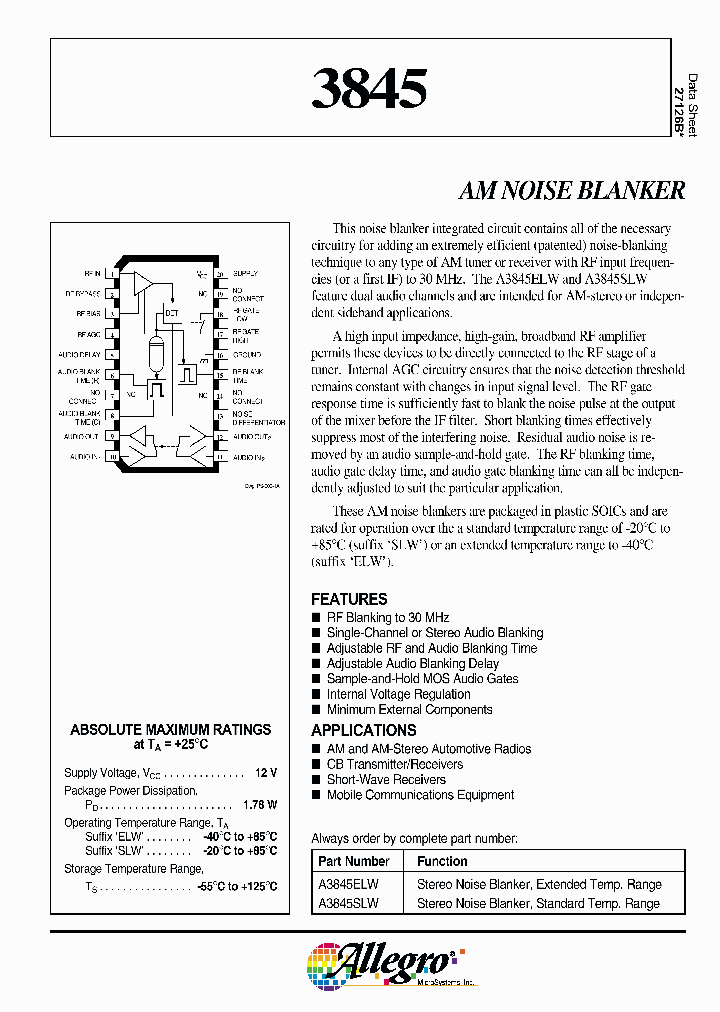 A3845ELW_820190.PDF Datasheet