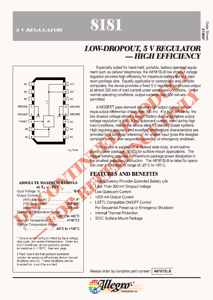 A8181SLB_1019508.PDF Datasheet