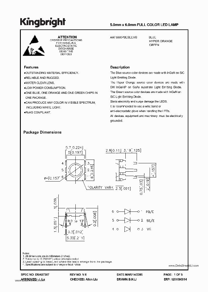 AAF5060PBESEEVG_897925.PDF Datasheet