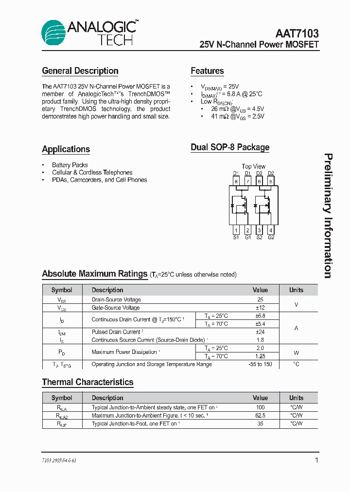 AAT7103_1018109.PDF Datasheet