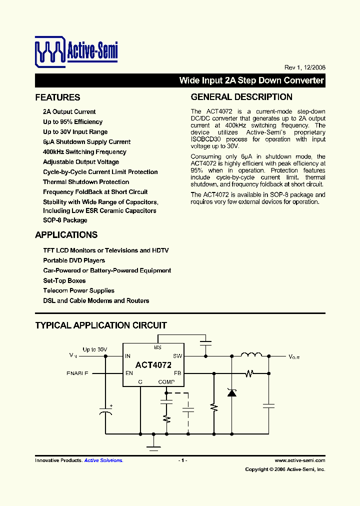 ACT4072_1022988.PDF Datasheet