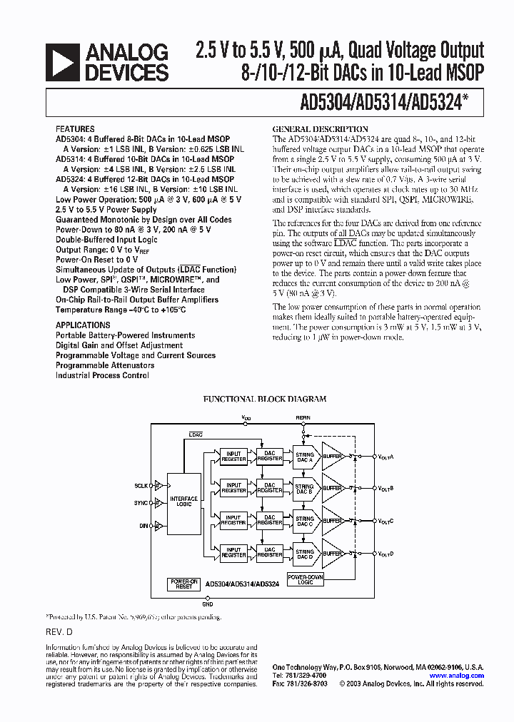 AD5324ARM_876414.PDF Datasheet