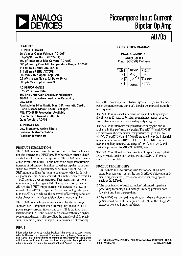 AD705KN_870672.PDF Datasheet