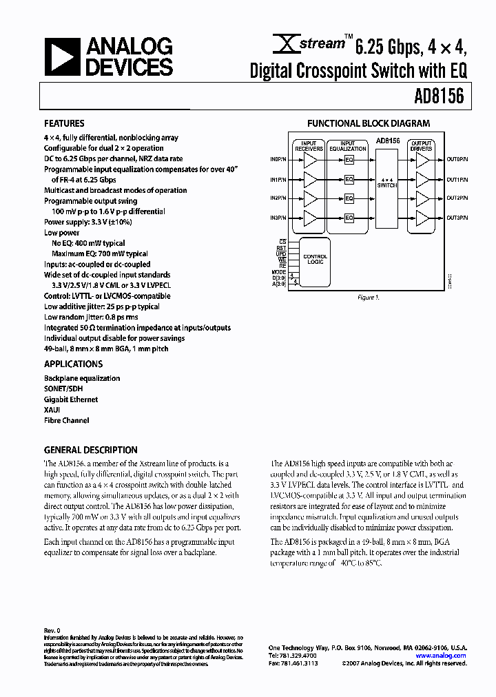 AD8156_931535.PDF Datasheet