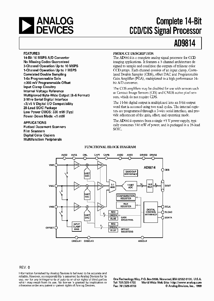 AD9814_823190.PDF Datasheet