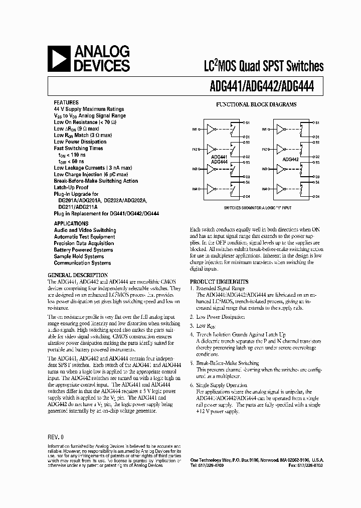 ADG444ABN_811881.PDF Datasheet