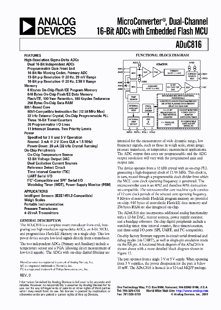 ADUC816BCP_873224.PDF Datasheet