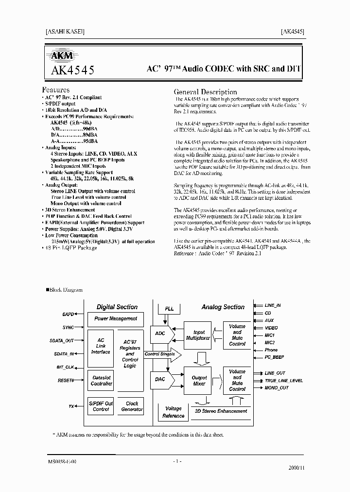 AK4545_1020630.PDF Datasheet