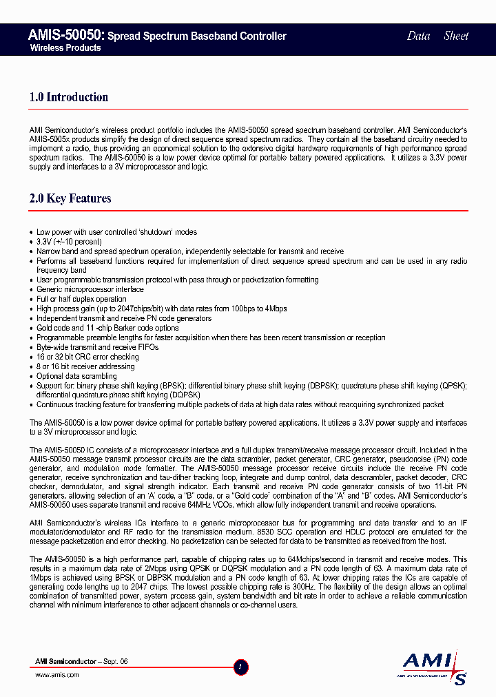 AMIS-50050_1017869.PDF Datasheet