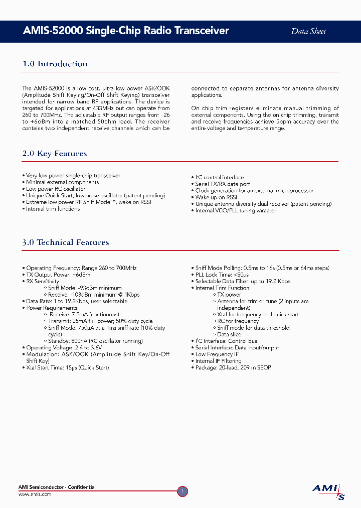 AMIS-52000_1017871.PDF Datasheet