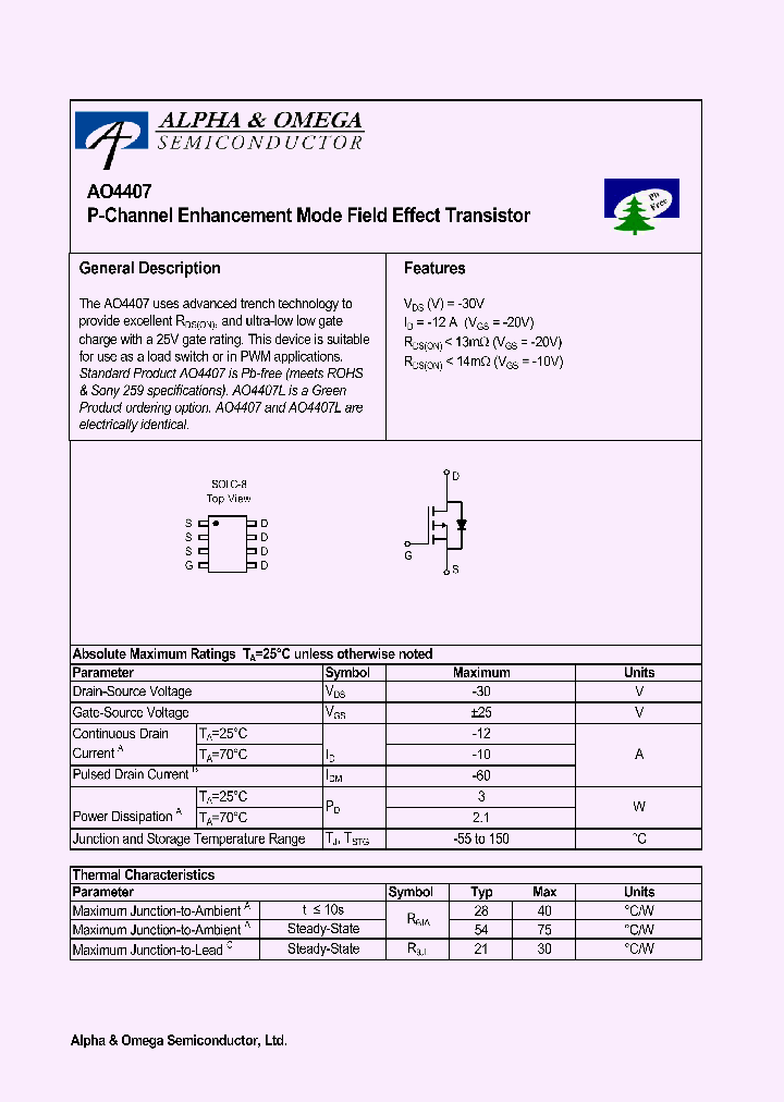 AO4407L_933914.PDF Datasheet