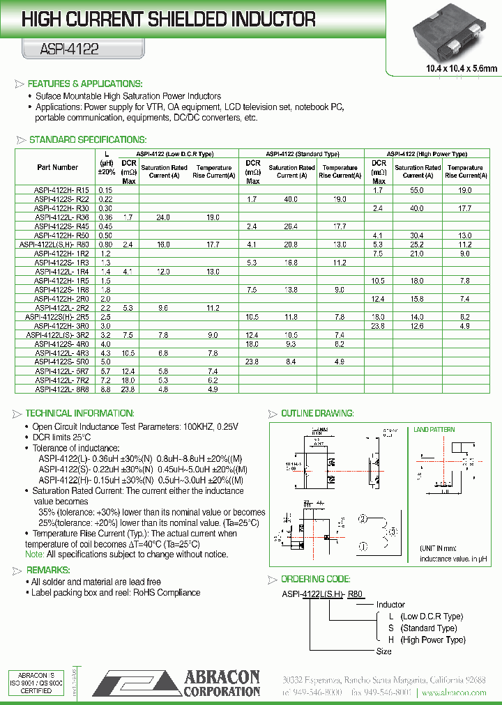 ASPI-4122H-R30_1056982.PDF Datasheet