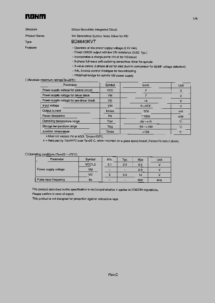 BD6640KVT_818775.PDF Datasheet